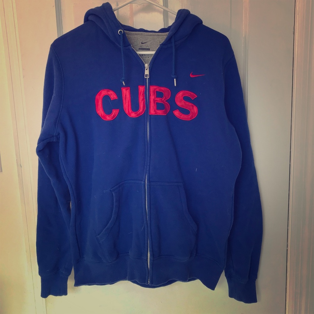 Nike Chicago Cubs zip up hoodie size XL